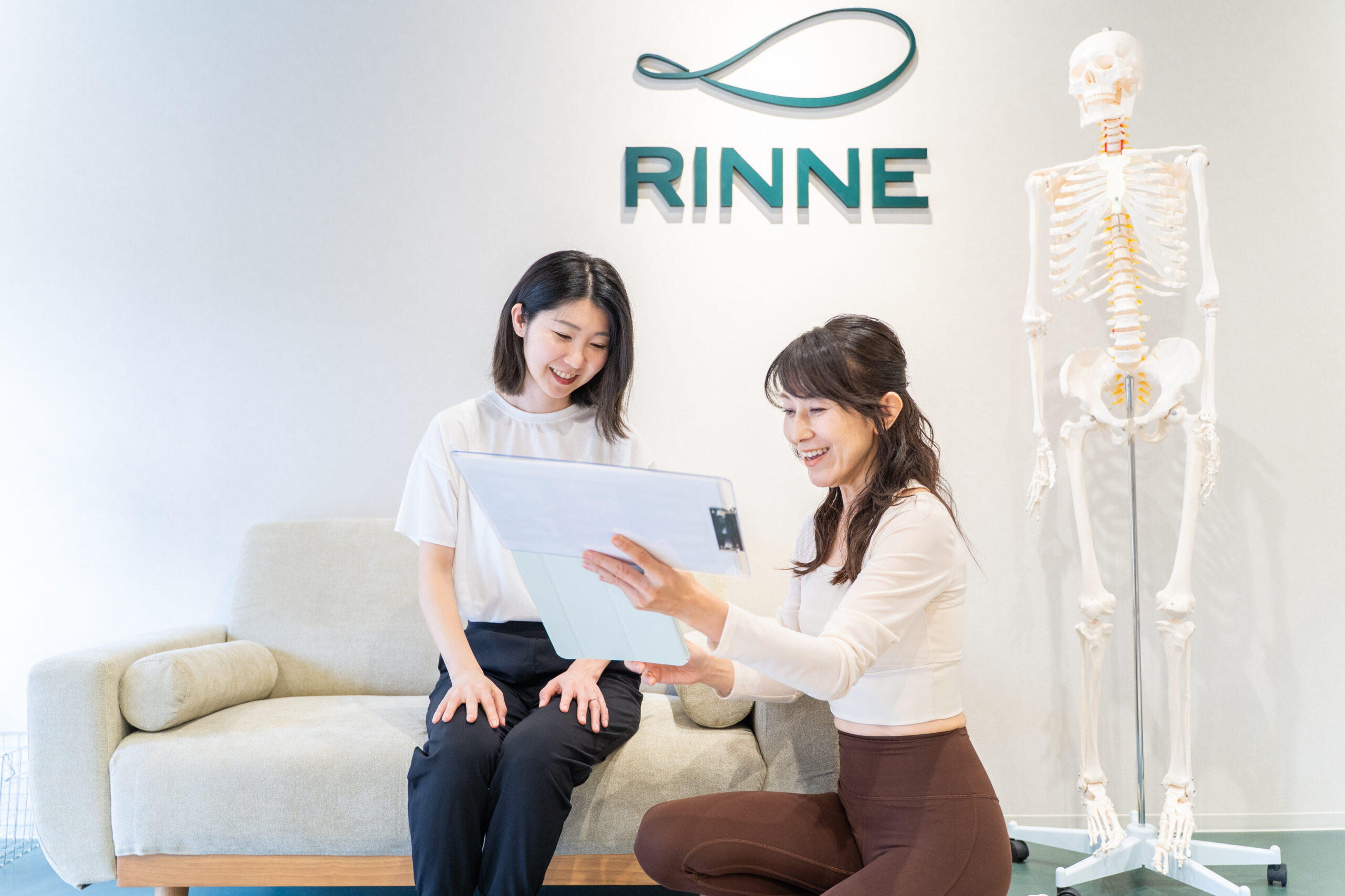 RINNEでカウンセリングをしている様子